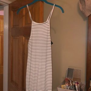 Black & White Striped Dress